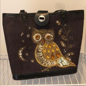 Vintage Owl Purse